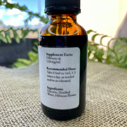 Hibiscus Flower Glycerite