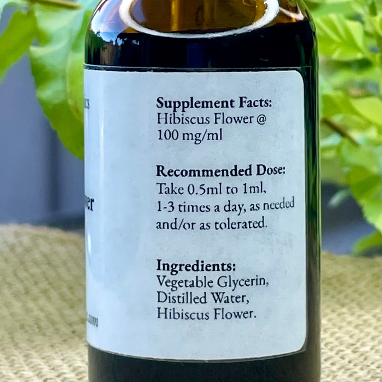 Hibiscus Flower Glycerite